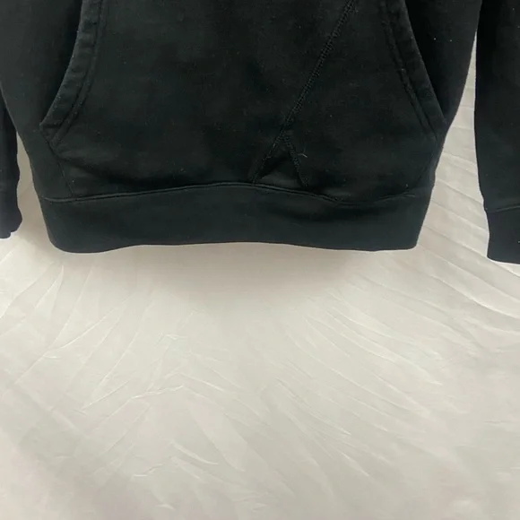 Volcom Hoodie Mens Size Small Black Sweatshirt Pullover Skate Surf Big Logo - Picture 3 of 7